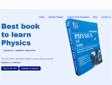 Tablet Screenshot of physicsattips.com